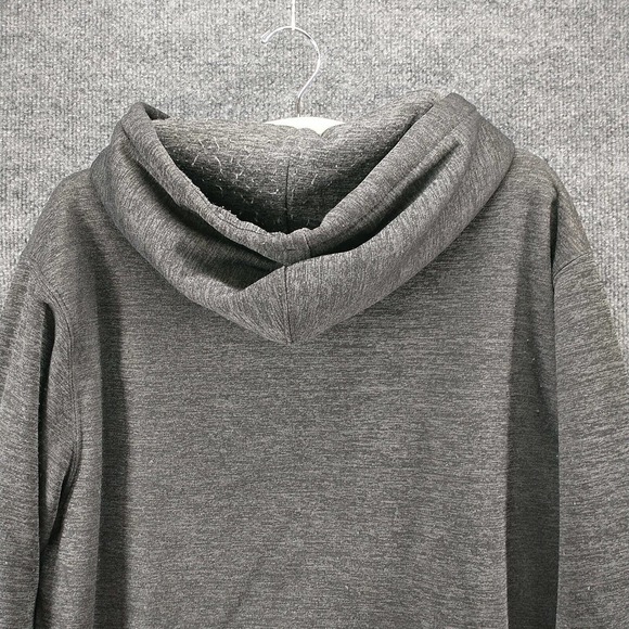 Colosseum Men's Hoodie Gray Large Indiana Hoosiers Pullover Long Sleeve Pockets - Picture 6 of 15